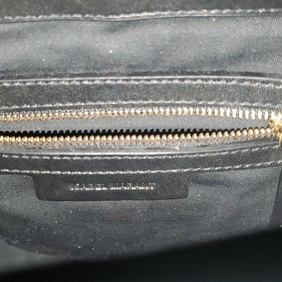 ISABEL MARANT grommet design suede flap shoulder bag. - Picture 6 of 8